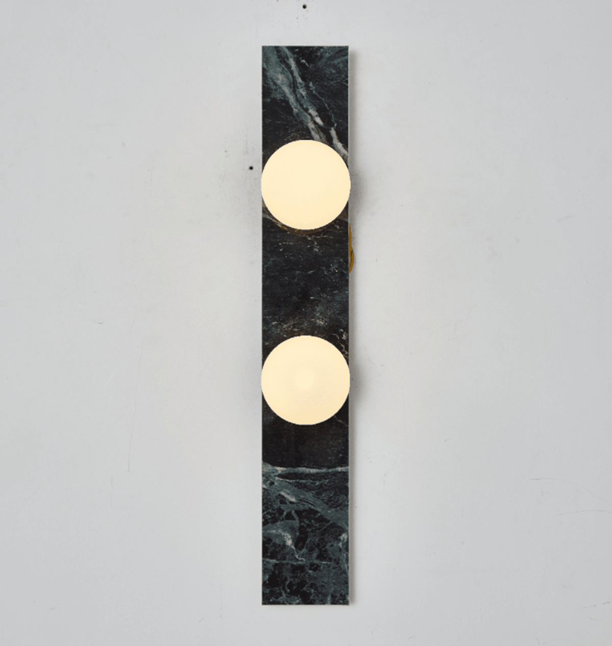 Virelle Stone Double Globe Wall Sconce