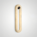 Alabaster Capsule Wall Light