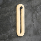 Alabaster Capsule Wall Light