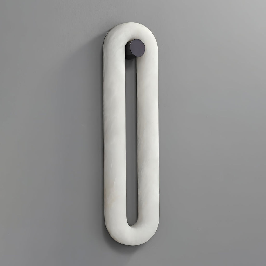 Alabaster Capsule Wall Light