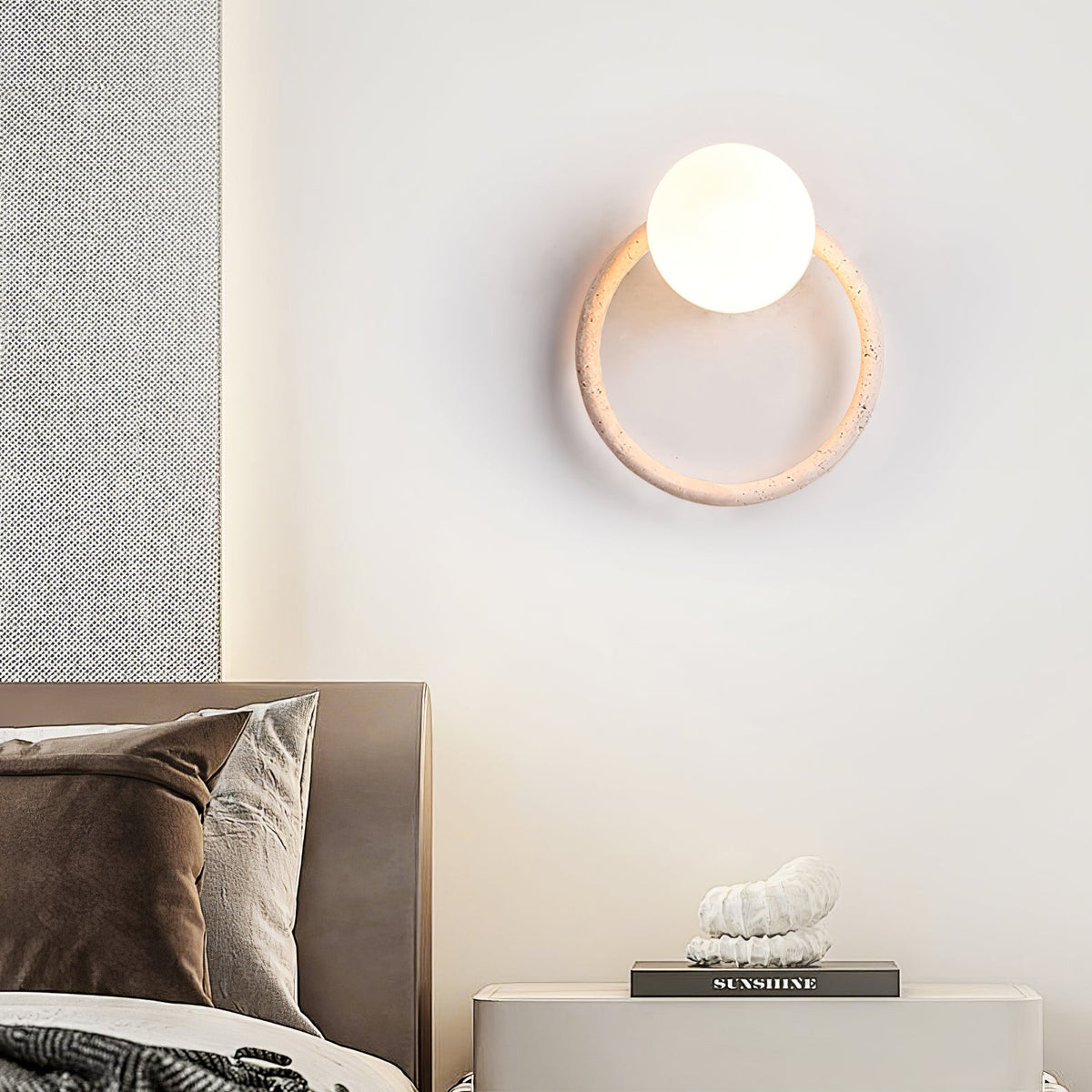 Orria Travertine Wall Light