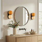 Two Globe Glass Wall Sconce