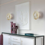 Eclipse Jade Alabaster Wall Sconce