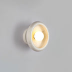 Eclipse Jade Alabaster Wall Sconce