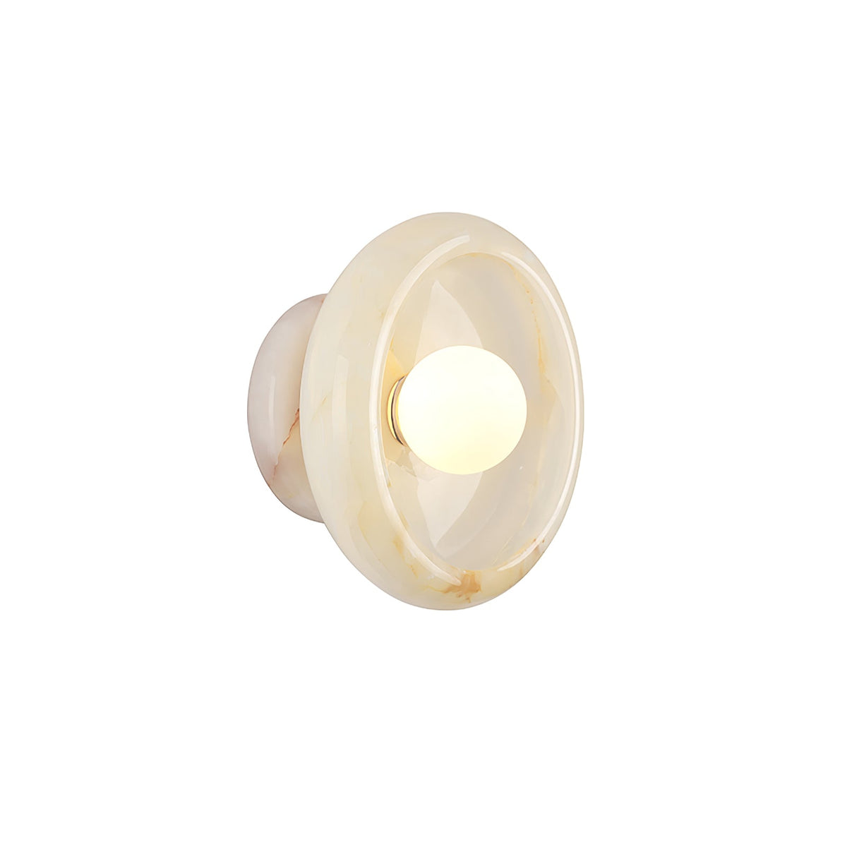 Eclipse Jade Alabaster Wall Sconce