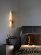 Alabaster Rod Sconce
