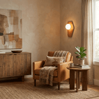 Veyla Stone Pebble Wall Sconce