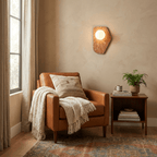 Veyla Stone Pebble Wall Sconce