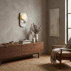 Veyla Stone Pebble Wall Sconce