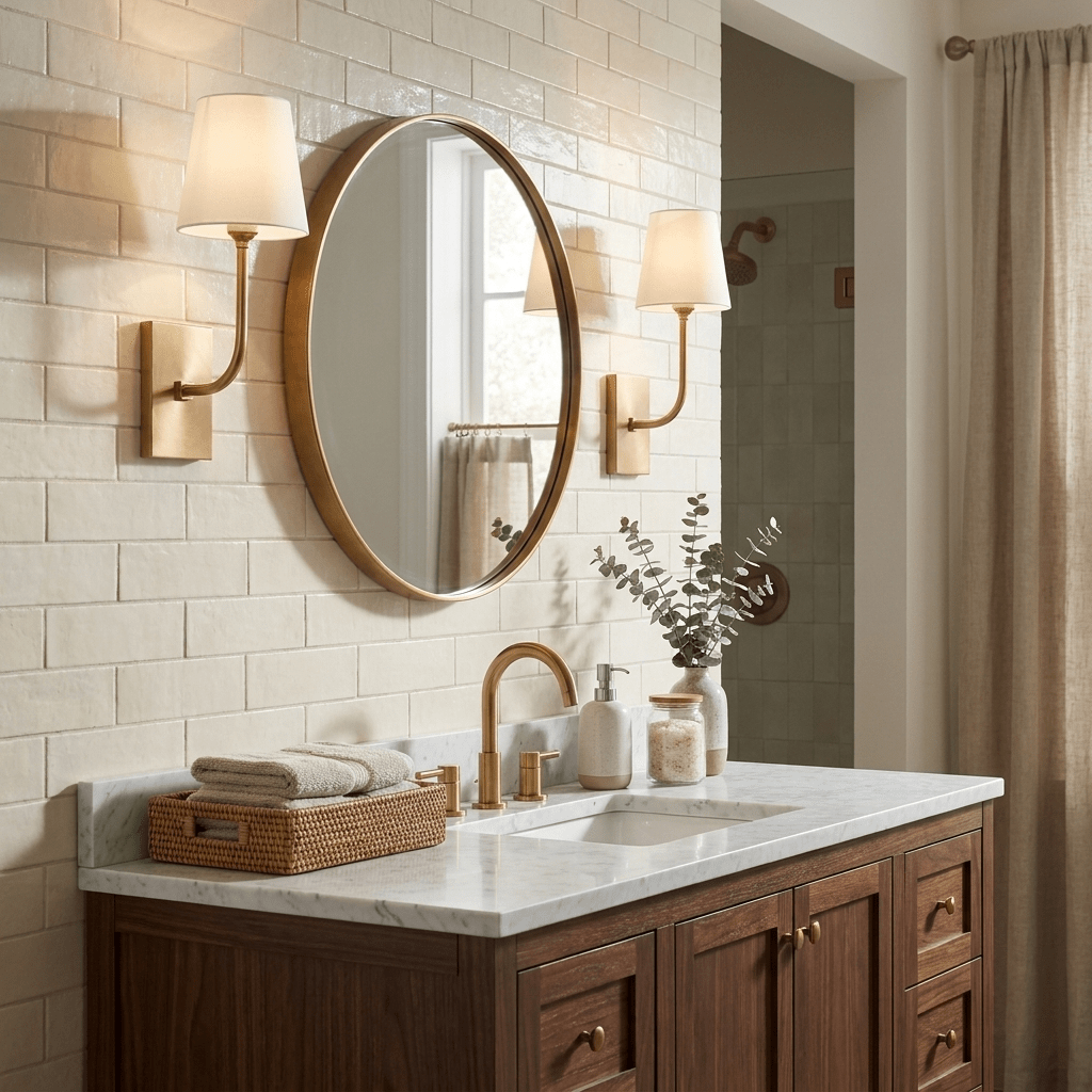 Aurevia Alabaster Tapered Shade Wall Sconce