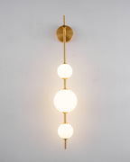 Vertical Globe Wall Lamp