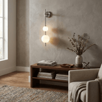 Vertical Globe Wall Lamp