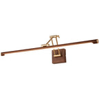 Walnut Color Linear Adjustable Wall Light