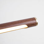 Walnut Color Linear Adjustable Wall Light