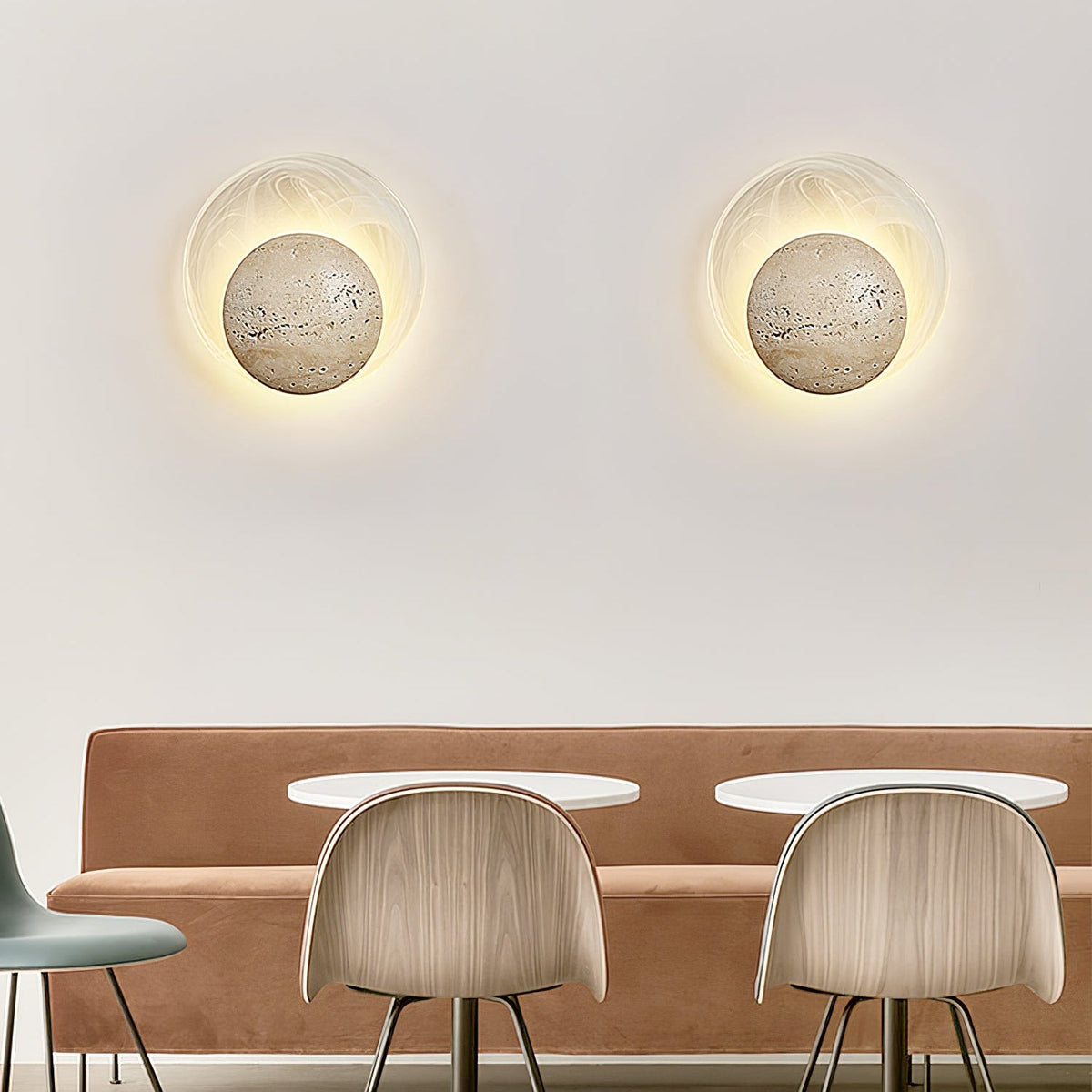Genesis Travertine Wall Lamp