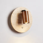 Travertine Spot Wall Sconce