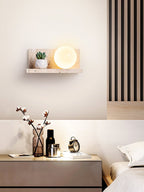 Shelf Travertine Sconce