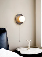 Crater Backlit Wall Sconce