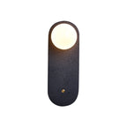 Black Travertine Hearth Sconce