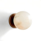 Celestial Double Alabaster Sconce