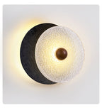Lunara Textured Disc Wall Light
