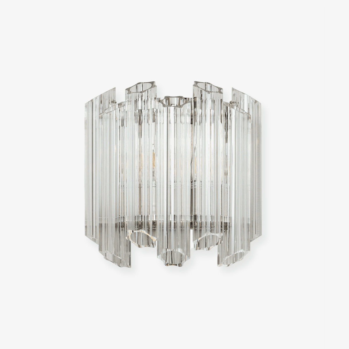 Clear Palermo Glass Wall Lamp