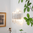 Clear Palermo Glass Wall Lamp