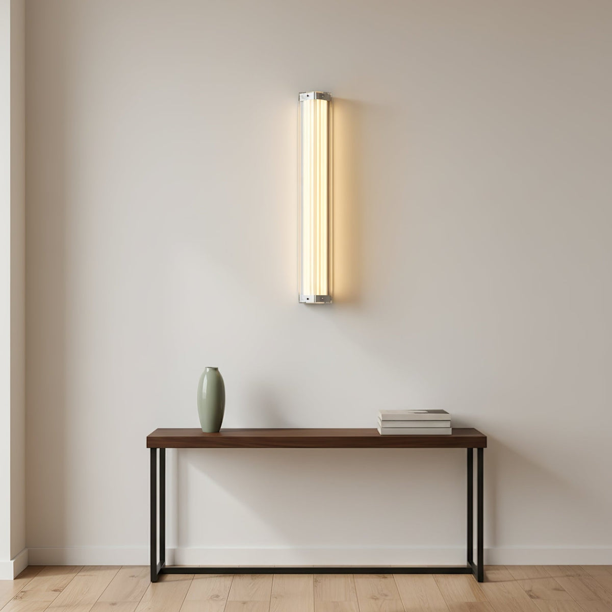 Hexagonal Glass Wall Lamp