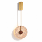 Veil Travertine Wall Lamp