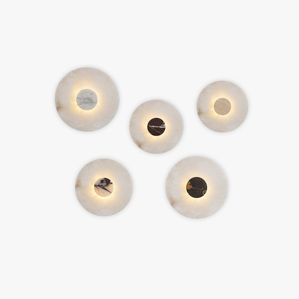 Lunar Veil Alabaster Wall Lamp