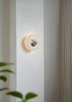 Lunar Veil Alabaster Wall Lamp