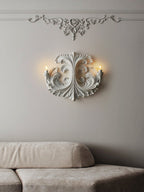 Baroque Blossom Wall Sconce