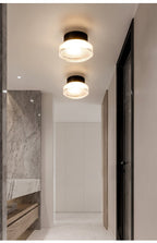 Luno Ribbed Glass Wall Light