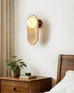 Tavian Arch Travertine Wall Lamp