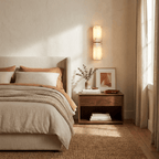 Aurelia Double Panel Alabaster Wall Light