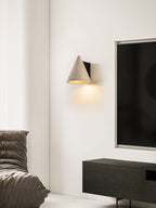 Travertine Cone Wall Sconce