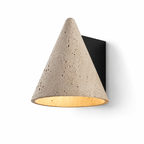 Travertine Cone Wall Sconce