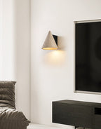 Travertine Cone Wall Sconce