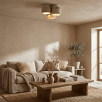Trio Travertine Ceiling Light