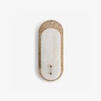 Travertine Pill Sconce
