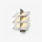 Tiered Alabaster Wall Sconce