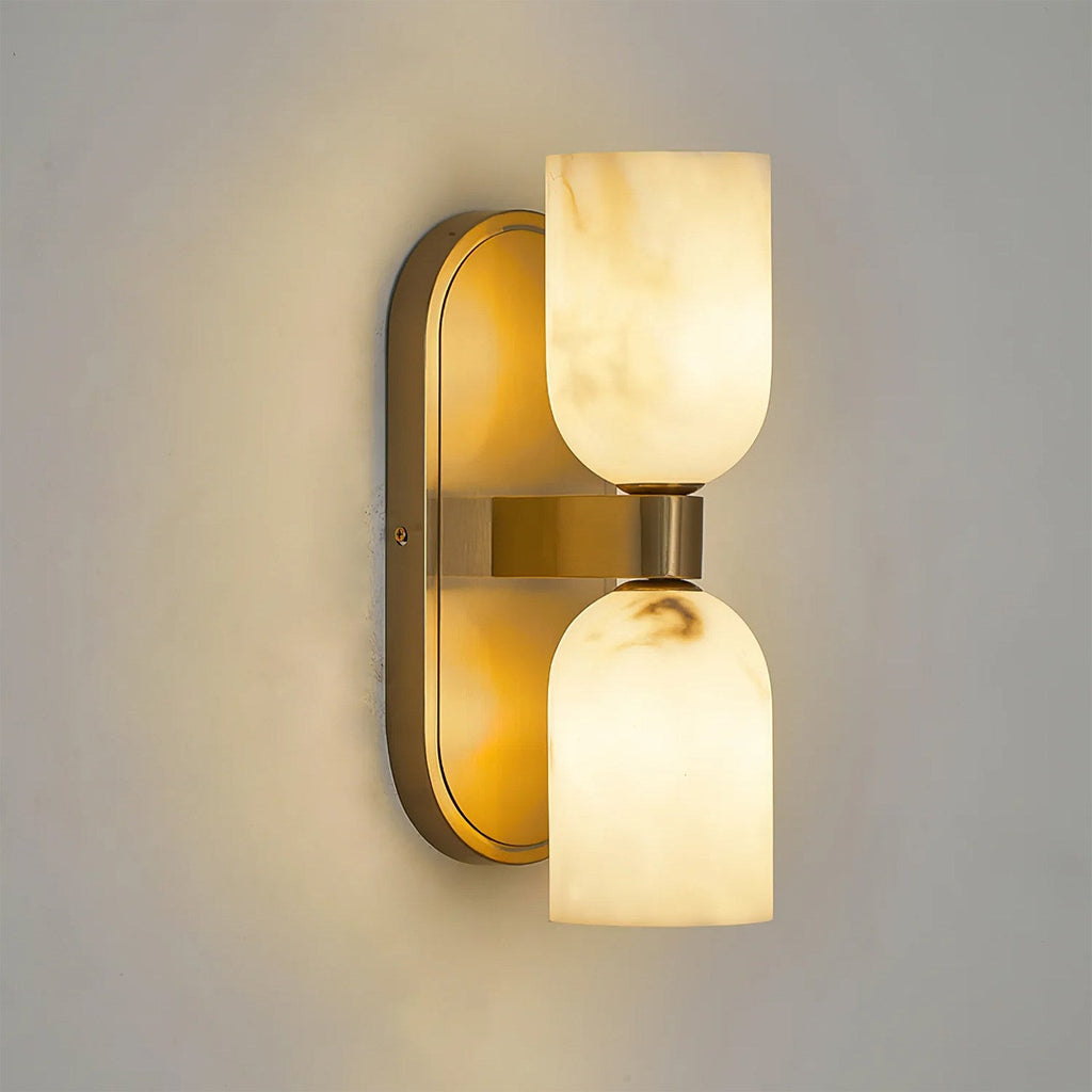 Alabaster Up-Down Wall Sconce