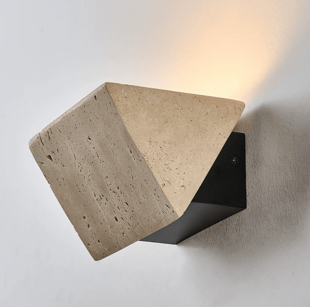 Aven Travertine Wall Sconce