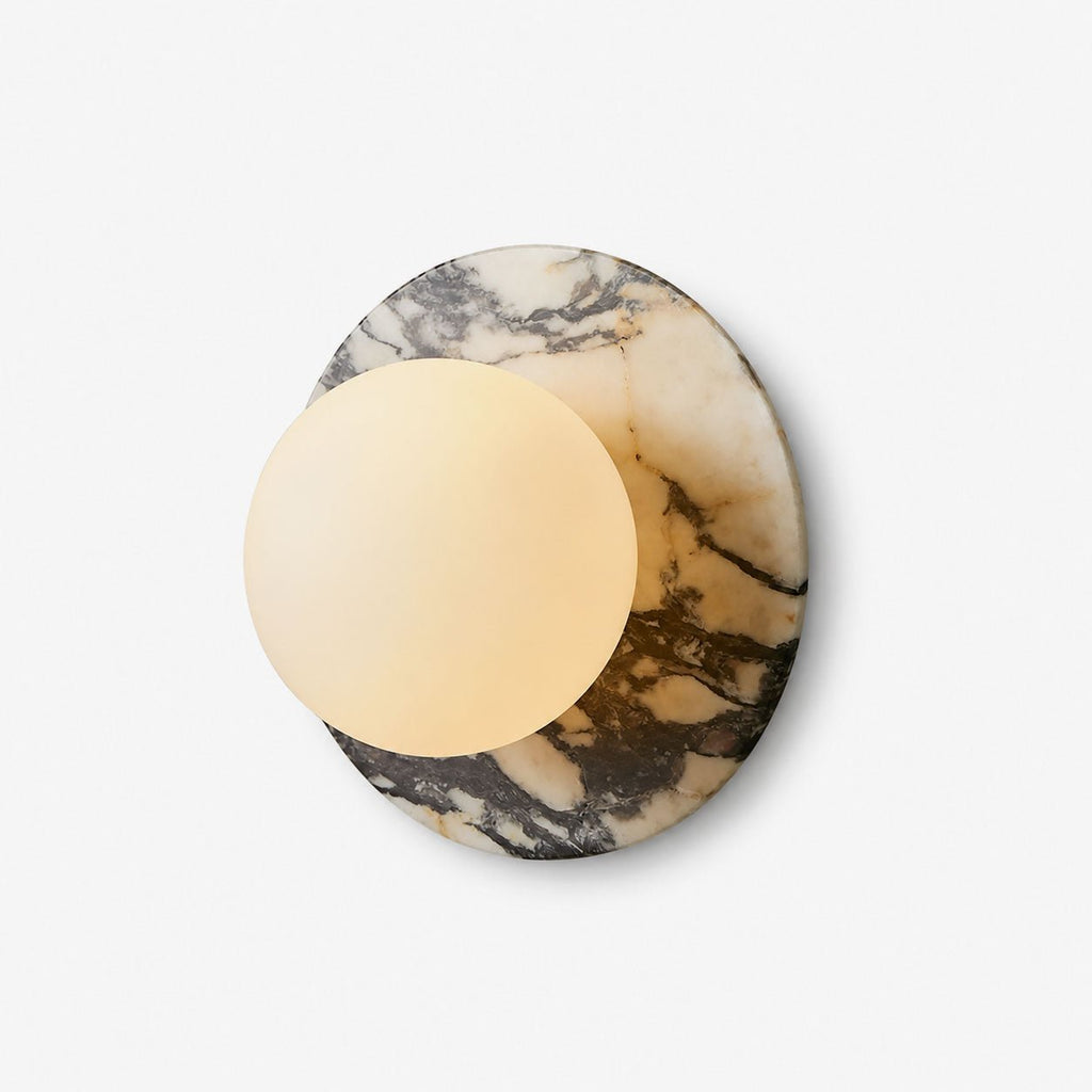 Marble Disc Wall Sconce