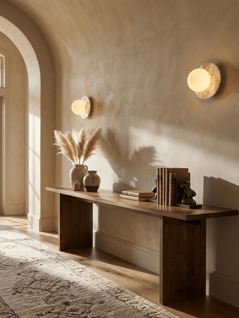 Marble Disc Wall Sconce