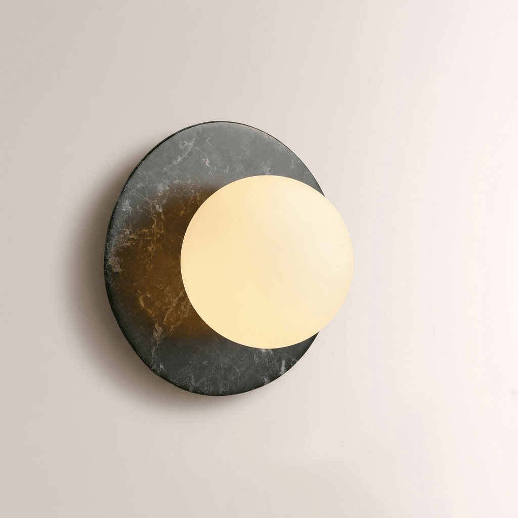 Marble Disc Wall Sconce