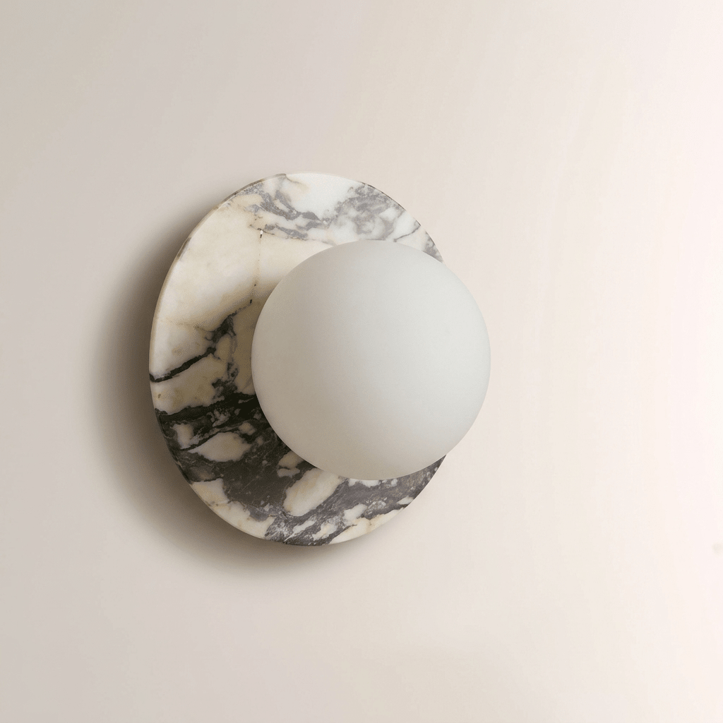 Marble Disc Wall Sconce
