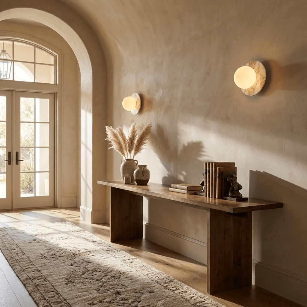 Marble Disc Wall Sconce