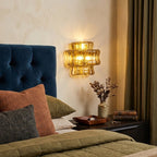 Valena Ripple Glass Wall Sconce