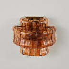 Valena Ripple Glass Wall Sconce
